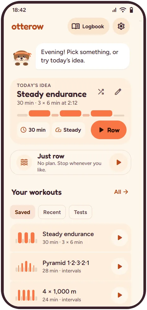 Otterow app screenshot